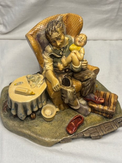 Vintage Stoneware Figure "Grandad's Darling"