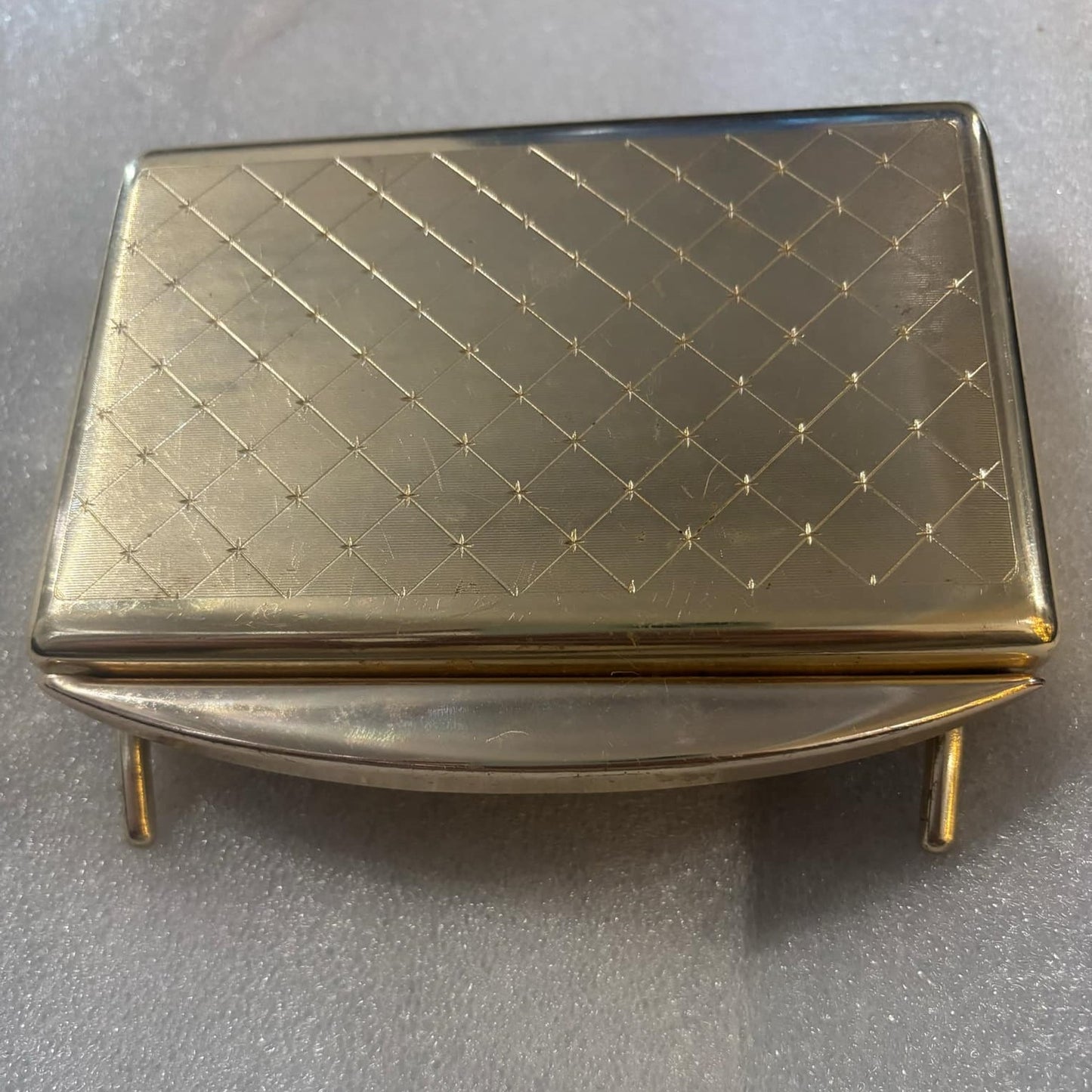 Vintage Cigarette Case with Music Box